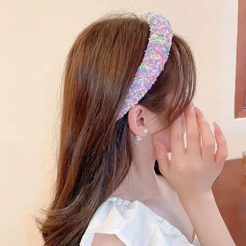 Stunning Acrylic Contrast Wide Headband