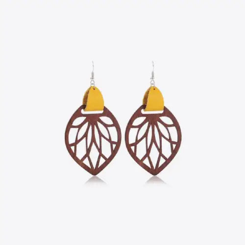 Leaf Drop Earrings - CM Fashion