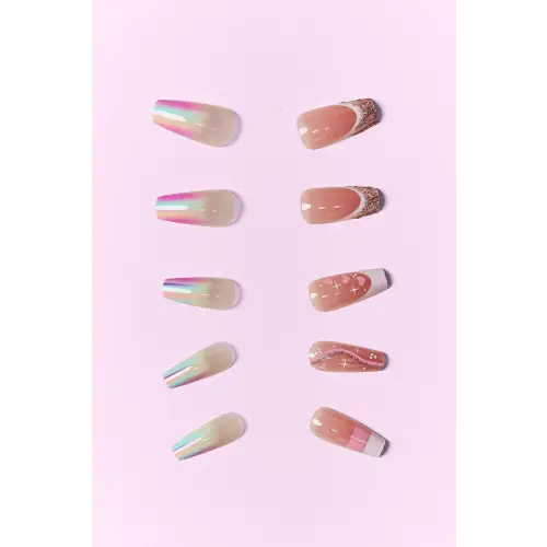 Stunning Pink Beauty Press-On Nails