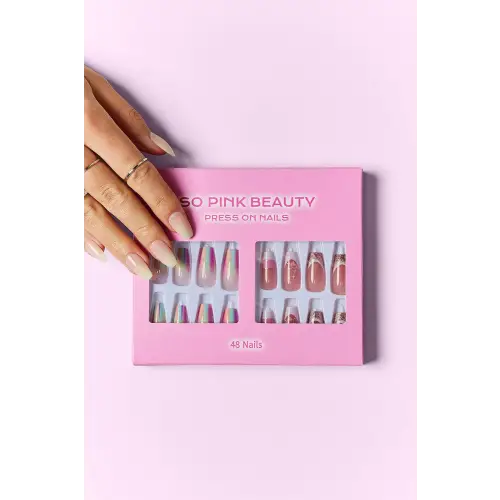 Stunning Pink Beauty Press-On Nails