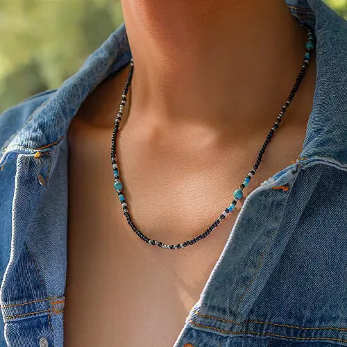 Stunning Turquoise Bohemian Bead Design Necklace for All Occasions