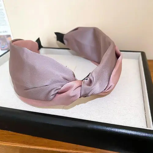 Stunning Two-Tone Twisted Cloth Headband