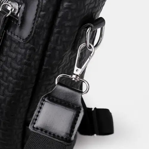 Stylish Black Leather Backpack Bag for Urban Adventurers