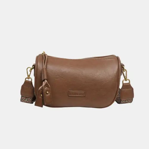 Stylish Brown Leather Shoulder Bag