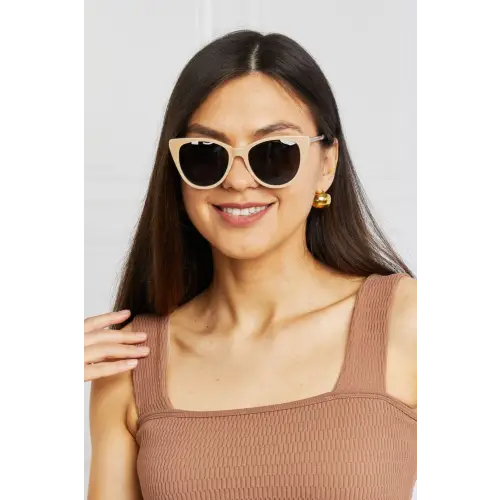 Cat-Eye Acetate Frame Sunglasses