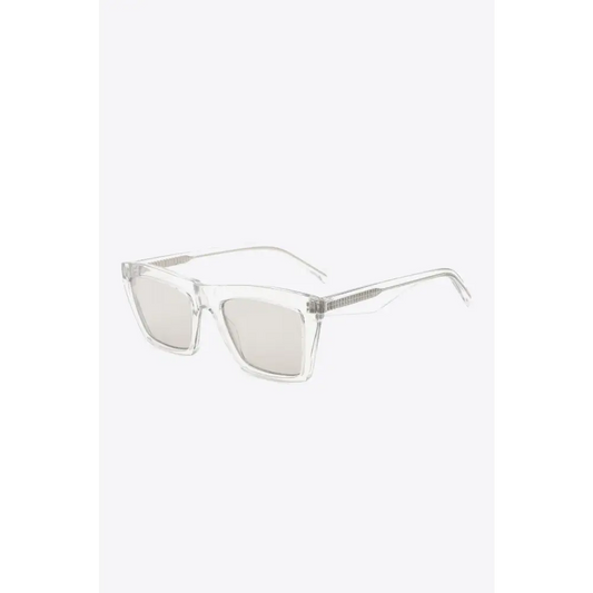 Cellulose Propionate Frame Rectangle Sunglasses - CM Fashion