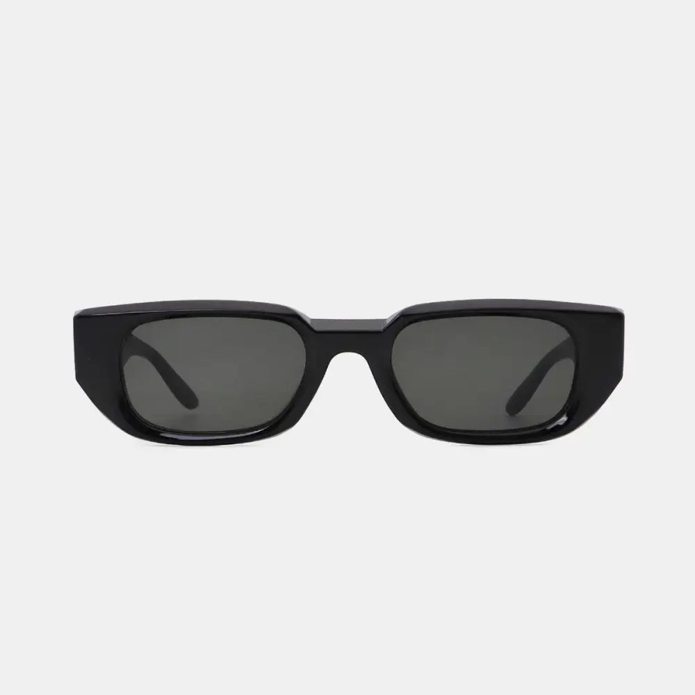 Stylish Gray Polycarbonate Frame Rectangle Sunglasses for Effortless Cool