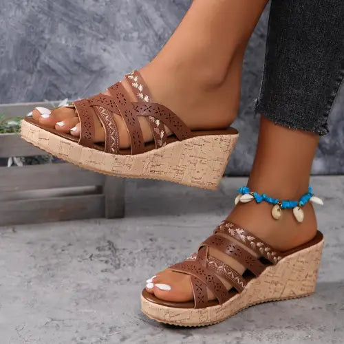 Crisscross Sandals