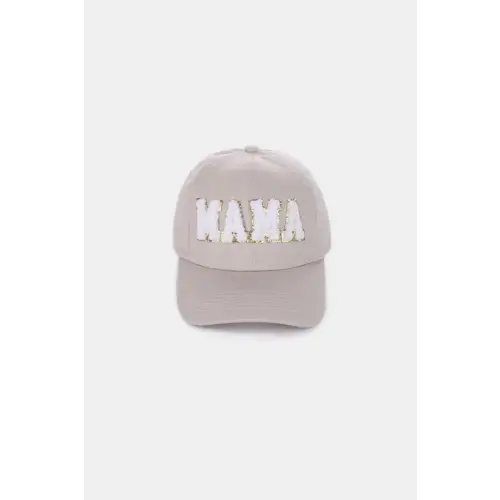 MAMA Chenille Patch Baseball Cap - CM Fashion