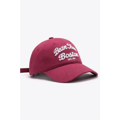 Embroidered Graphic Adjustable Baseball Cap - CM Fashion