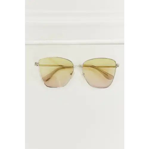 Stylish Metal Frame Full Rim Sunglasses