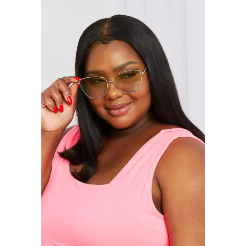 Stylish Metal Frame Full Rim Sunglasses