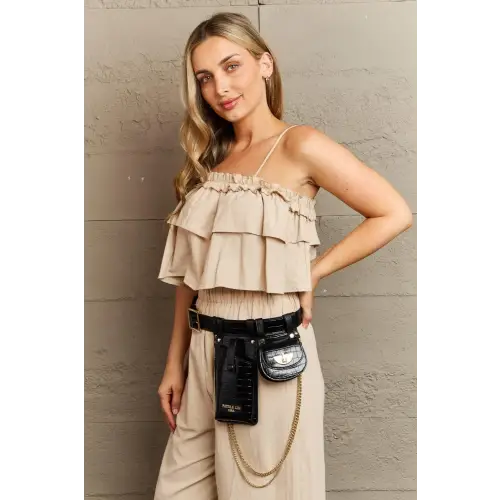 Aurelia Belt Bag with Gold Chain