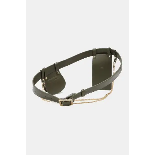 Aurelia Belt Bag with Gold Chain