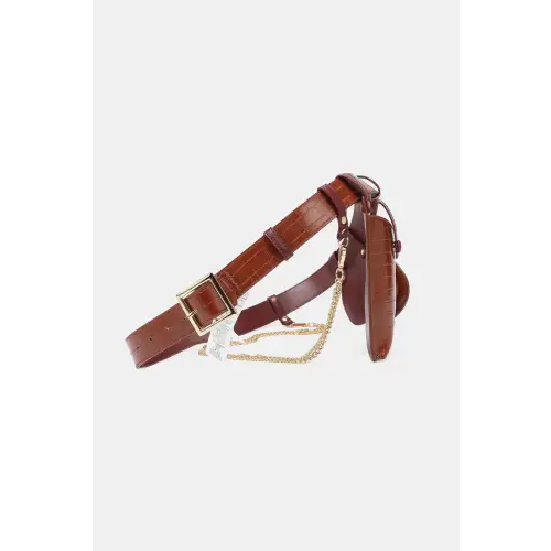 Aurelia Belt Bag with Gold Chain