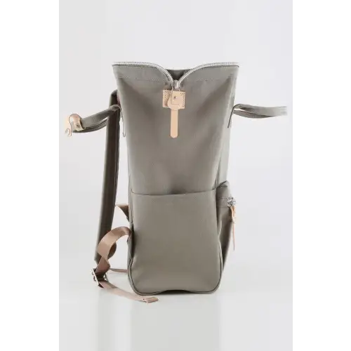 Stylish Red Himawari Waterproof Backpack with Arcuate Shoulder Strap