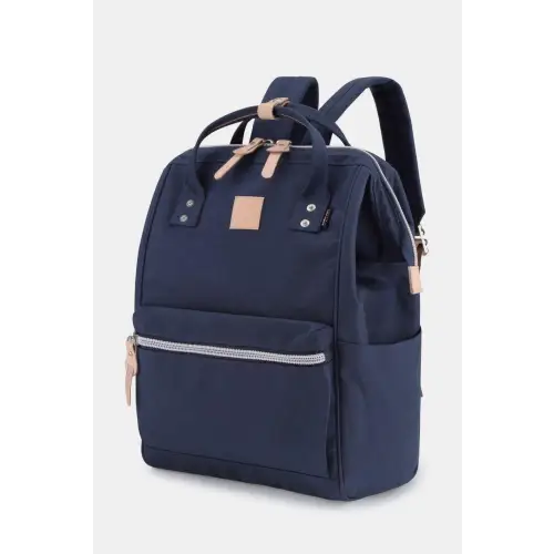 Stylish Red Himawari Waterproof Backpack with Arcuate Shoulder Strap