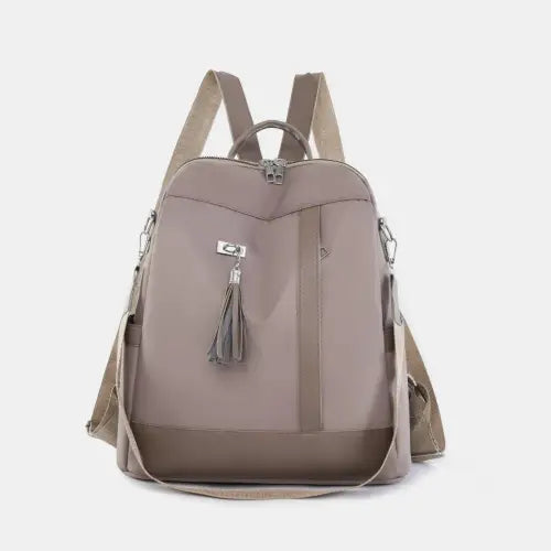 Stylish Tassel Oxford Cloth Backpack for Everyday Adventures