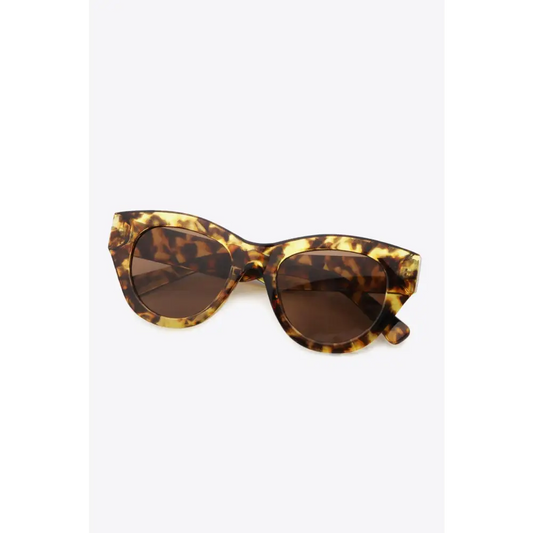 Tortoiseshell Polycarbonate Wayfarer Sunglasses - CM Fashion