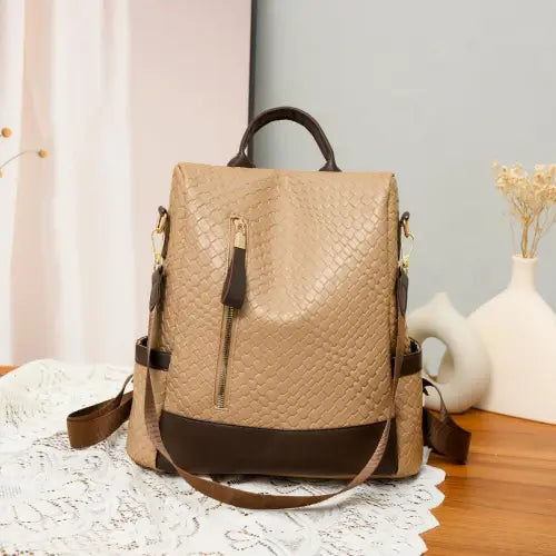 Stylish and Authentic Yeppi Leather Backpack Bag