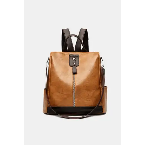 PU Leather Backpack Bag - CM Fashion