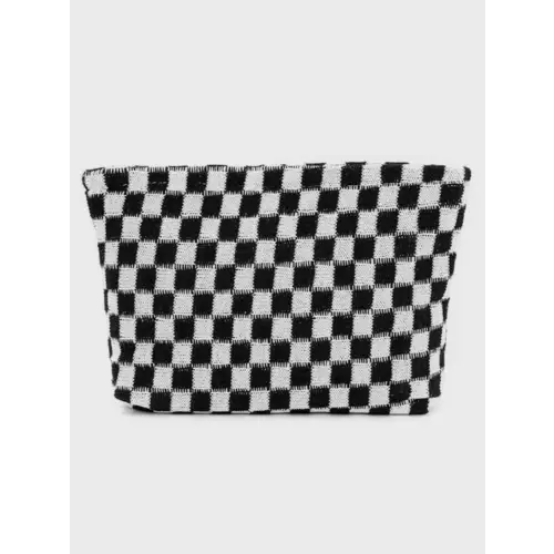 Stylish Zenana Checkered Makeup Clutch for Fashion-Forward Looks