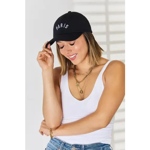 Stylish Zenana Embroidered City Baseball Cap