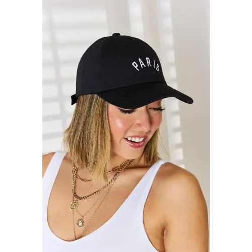 Zenana Embroidered City Baseball Cap - CM Fashion