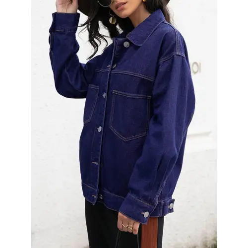 Timeless Buttoned Denim Jacket