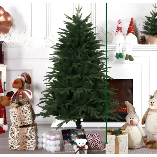 Transform Your Holidays with Our PE PVC Pointed Automatic Christmas Tree