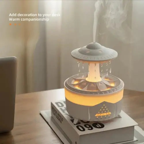 Transform Your Space with the Rain Cloud Humidifier and Volcano Diffuser