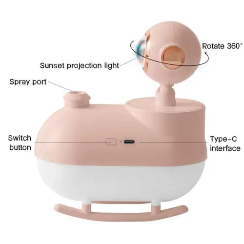 Transform Your Space with a Sunset Light Humidifier and Aroma Bliss