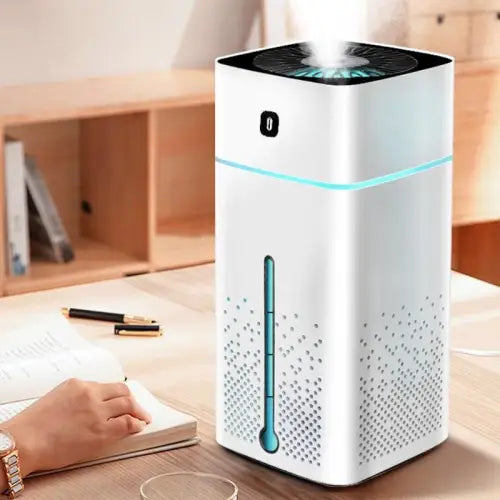 Transform Your Space with the Ultrasonic Air Humidifier and 7-Color LED Night Light