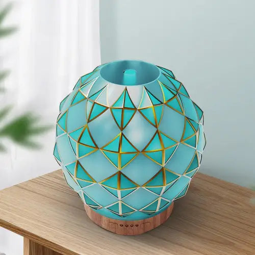 Transform Your Space with Wood Grain Glass Aroma Diffusers