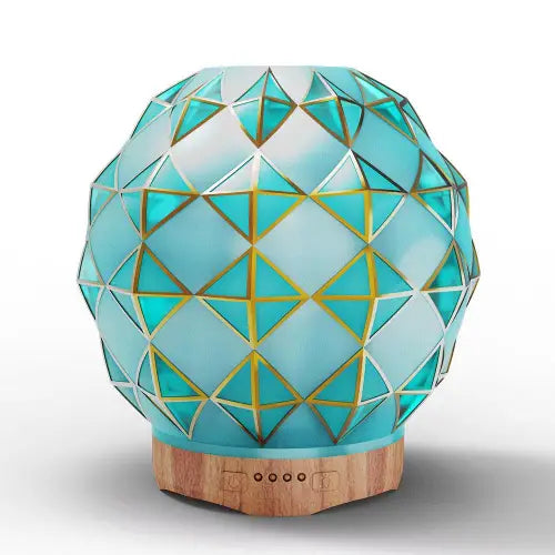 Transform Your Space with Wood Grain Glass Aroma Diffusers