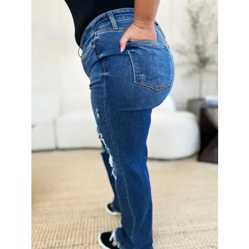 Trendy Mid Rise Jeans