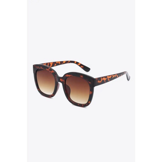 Polycarbonate Frame Square Sunglasses - CM Fashion