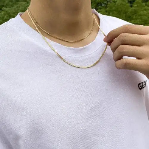 Snake Gold Chain Necklace