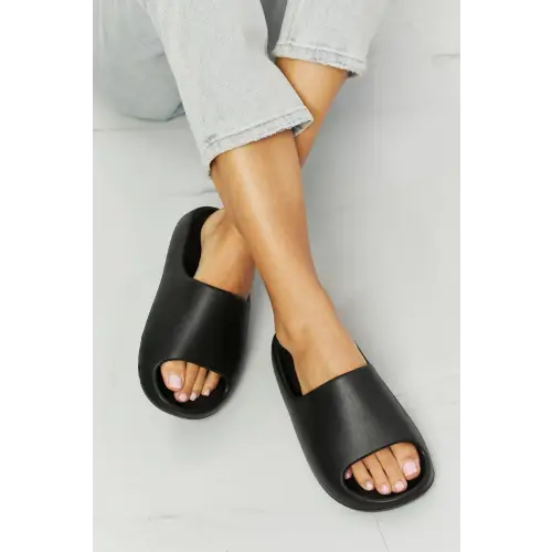 NOOK JOI In My Comfort Zone Slides in Black - CM