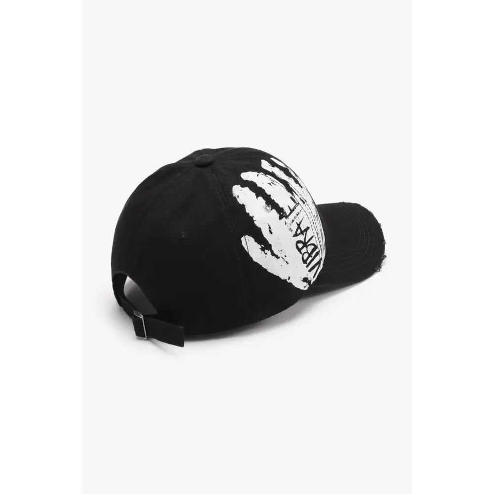 VIBRA Graphic Distressed Adjustable Baseball Cap