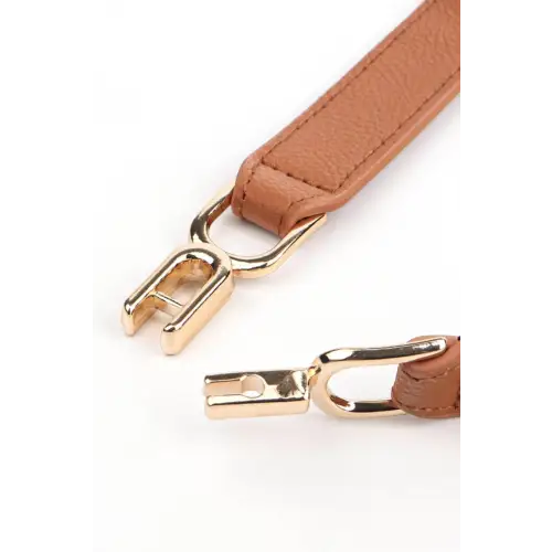 Vibrant Alloy Buckle Elastic Belt