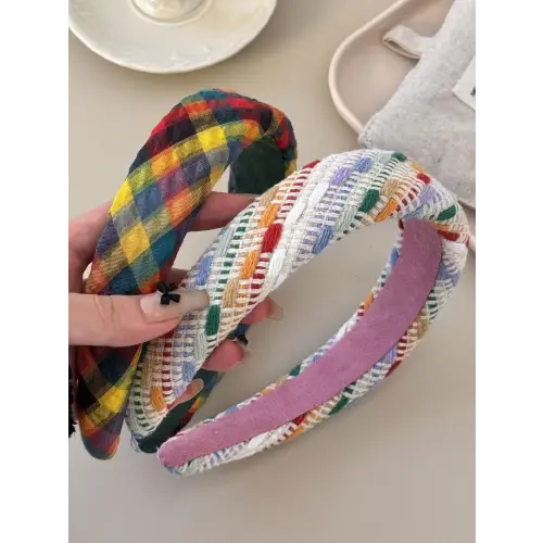 Colorful Polyester Hair Headband - CM Fashion