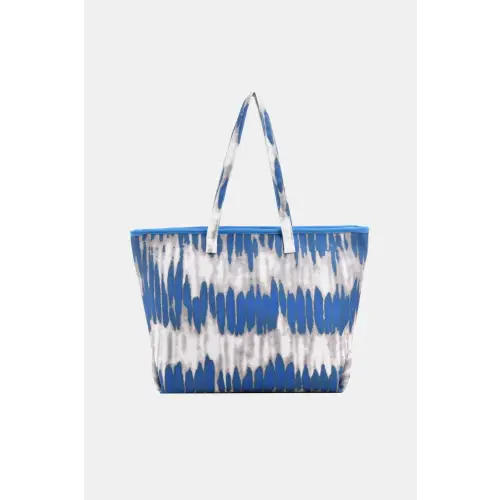 Printed PU Leather Tote Bag - CM Fashion