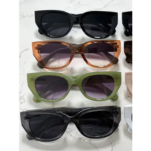 Pink Cat Eye Polycarbonate Frame Sunglasses