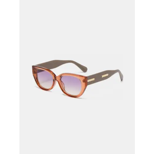 Pink Cat Eye Polycarbonate Frame Sunglasses