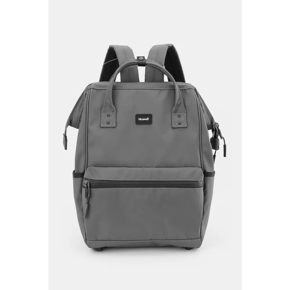 Waterproof Backpack with External USB Port in Olive Green