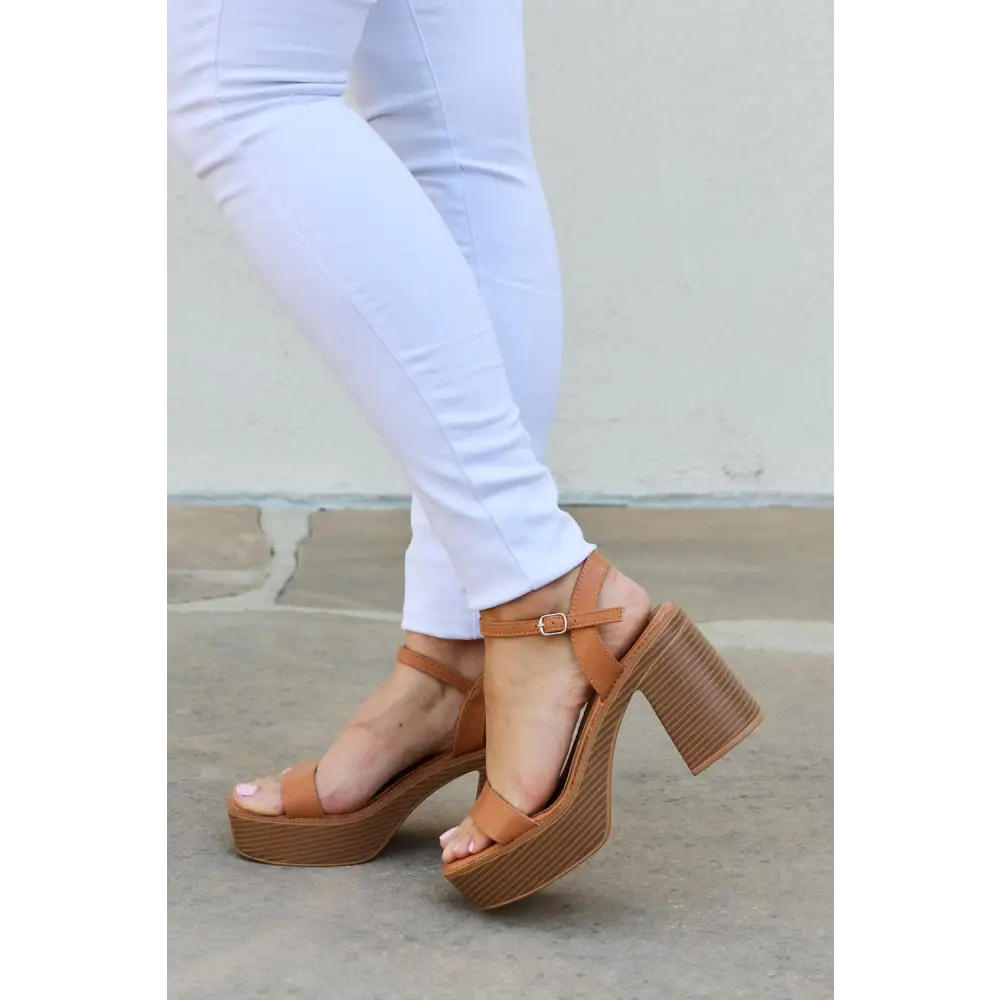 Weeboo Feel It Platform Heel Sandals