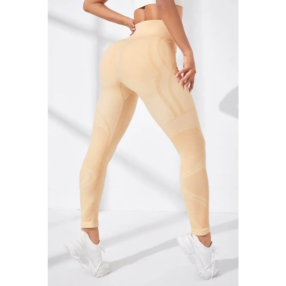 Wide Waistband Long Active Pants