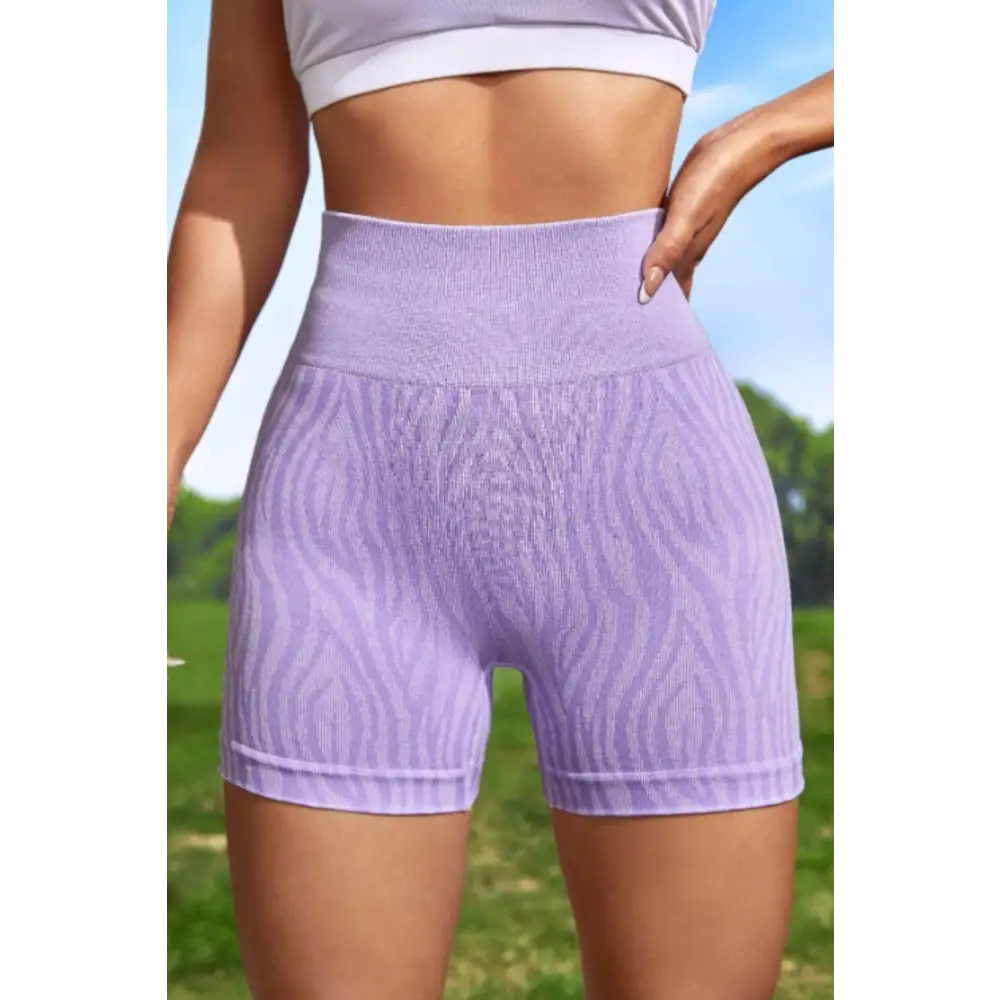 Wide Waistband Slim Fit Active Shorts