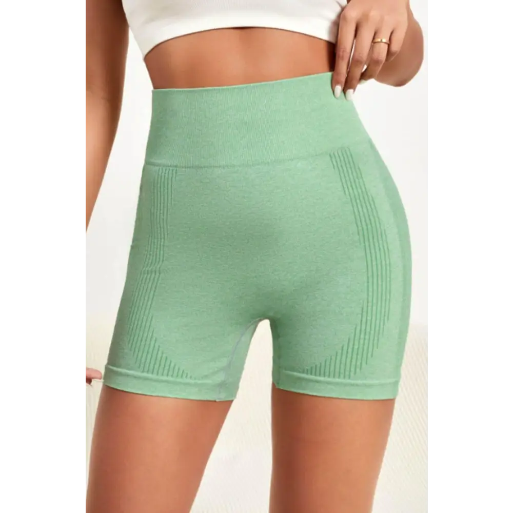 Wide Waistband Slim Fit Active Shorts